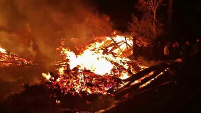 Çorum'da feci yangın! 11 ev kül oldu