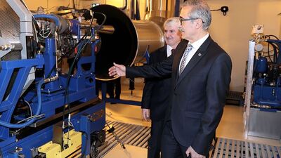 'Yerli Kara Şahin' helikopterinin motoru teslim edildi