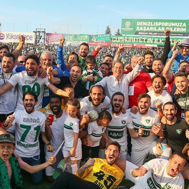 Denizlispor Süper Lig'e kavuştu