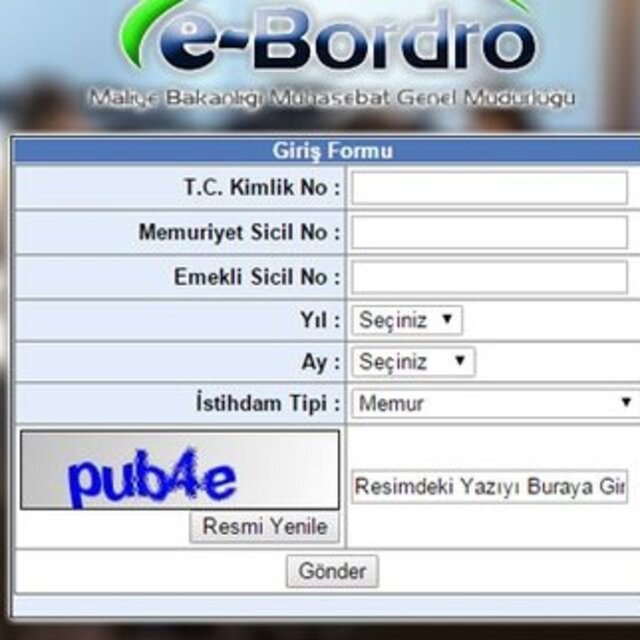 e-Bordro Mayıs 2019 maaş sorgulama!