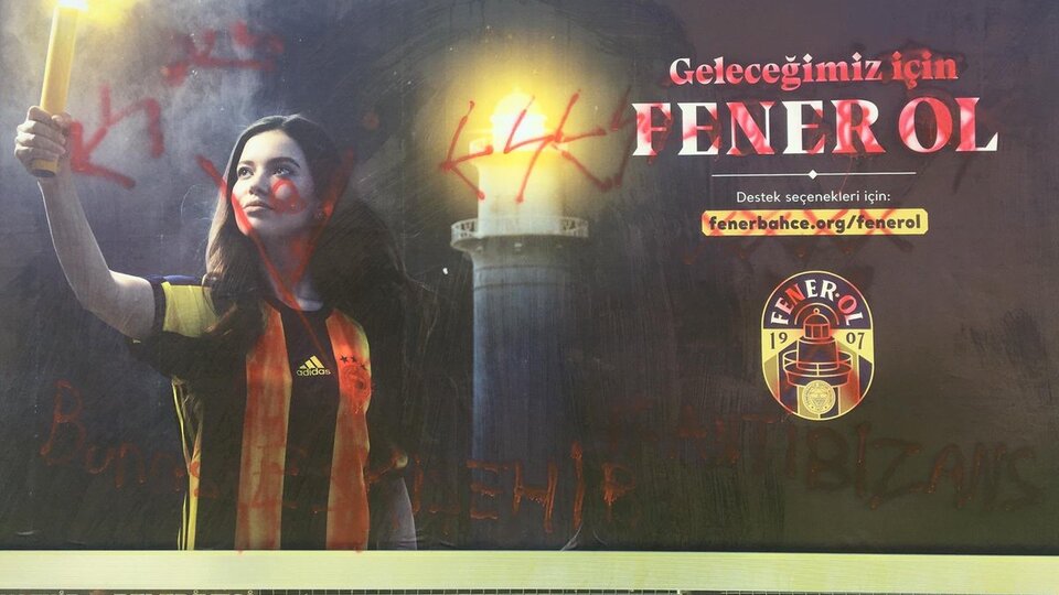 Eskişehir´de Fener afişleri kaldırıldı