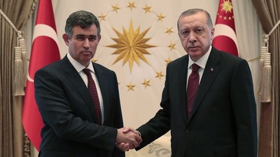 Metin Feyzioğlu'nu kabul etti