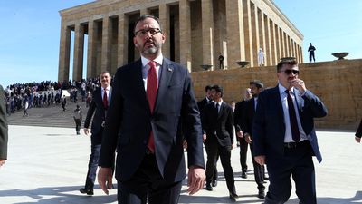 Bakan Kasapoğlu Anıtkabir'de