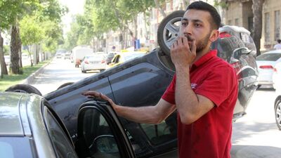 Lüks otomobille test sürüşü böyle bitti! Tamirci şoka girdi