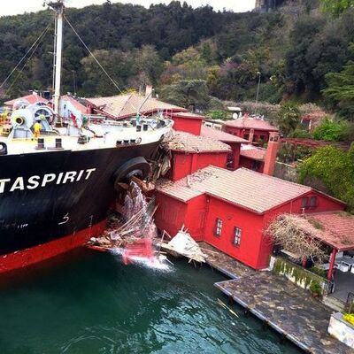 Yalıya çarpan geminin sahibinin cezası belli oldu