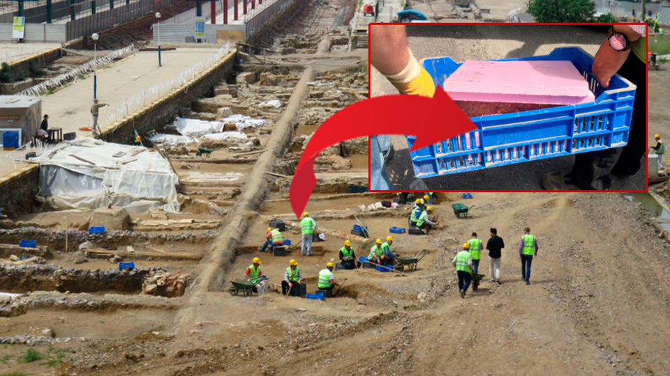 Haydarpaşa Garı'ndaki kazılarda bulundu!