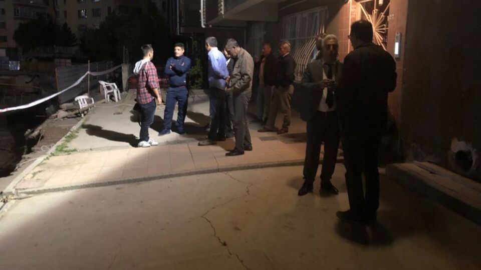 Başkent'te doğalgaz borusu patladı