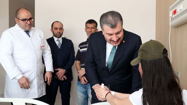 Asitli saldırı mağduru Berfin Özek'e ziyaret