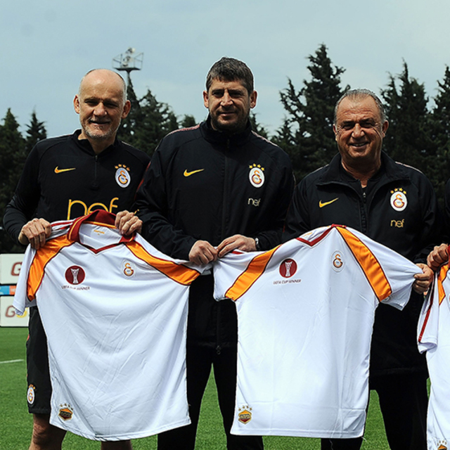 Galatasaray'da UEFA Kupası coşkusu