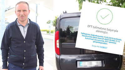 Bir mesajla arabasından oldu!