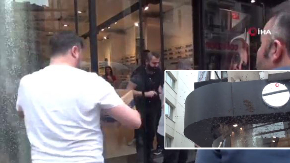 İstiklal Caddesi'ni arılar bastı!