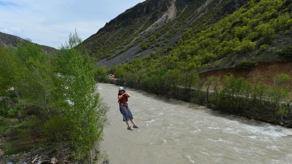 Munzur Çayı'nda adrenalin!