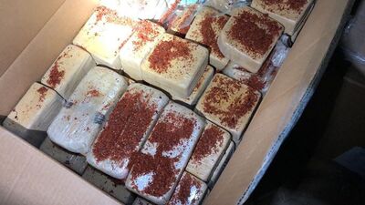 Pul biber ile kamuflaj! Tam 132 kilo!