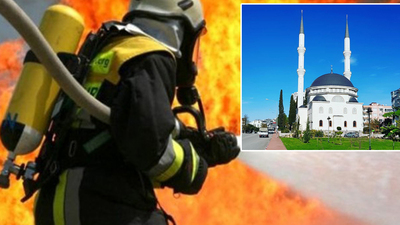 Kapalı diye camiyi yakmaya kalktı!
