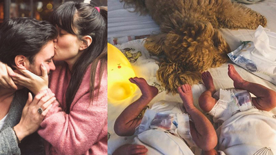 Alin ve Lina 1 aylık!