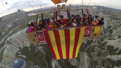 Gökyüzünde şampiyonluk coşkusu