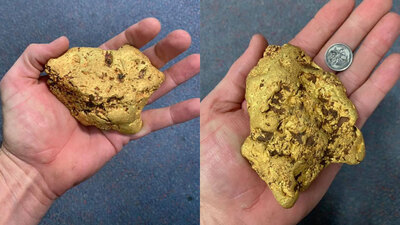 Metal dedektörüyle bulundu!