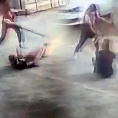 Yumruğu yiyince döner bıçağıyla saldırdı