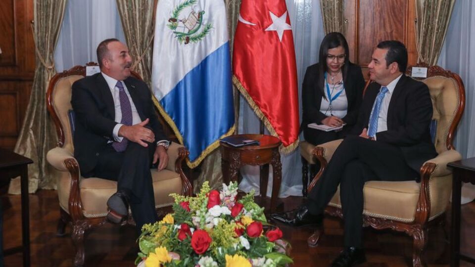 Dışişleri Bakanı Çavuşoğlu Guatemala'da