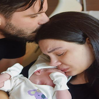 "Meleğimizi ilk kucağımıza aldığımız an"