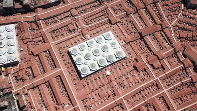 Kapalıçarşı'nın çatısı tamamen kapalı