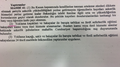 Asker kaçağına iş yok!