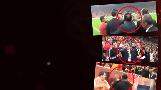 Olaylı maçtan yeni görüntüler!