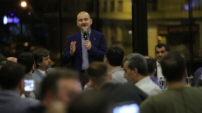 Soylu, Trabzonlu hemşehrileriyle iftarda buluştu