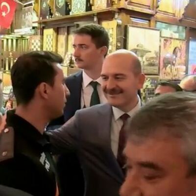 Bakan Soylu'ya esnaftan özel teşekkür