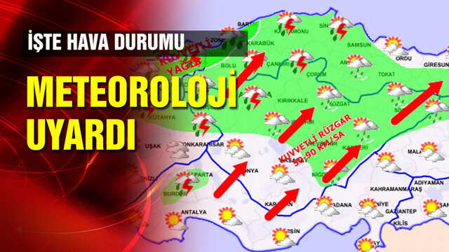 Hava durumu bugün nasıl olacak?