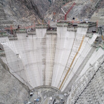 Dünyada 3. olacak! Yusufeli Barajı'nda birinci dalya tamam