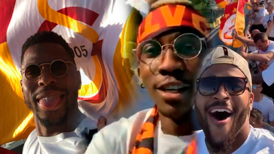 Galatasaray'da çılgın kutlama!