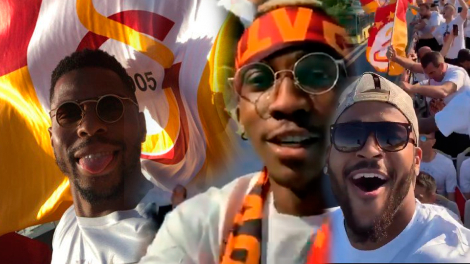 Galatasaray'da çılgın kutlama!