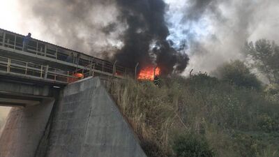 Muğla'da termik santralde yangın