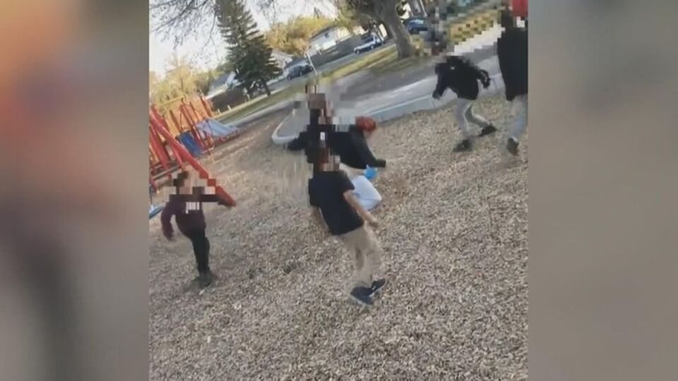 Kanada'da çocuklar kendilerini uyaran kadına saldırdı!