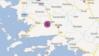 Muğla'da korkutan deprem!