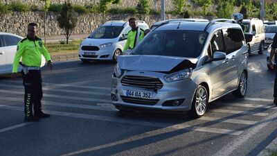 Malatya'da zincirleme trafik kazası