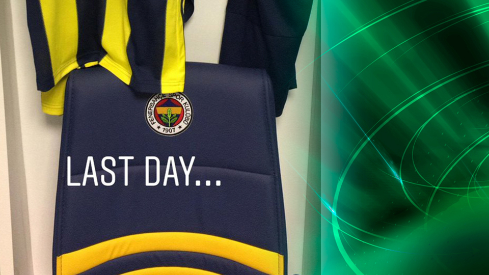 Fenerbahçeli oyuncudan veda mesajı!
