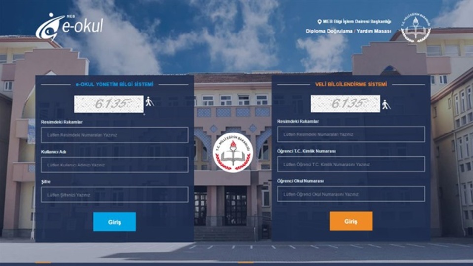 e-okul VBS giriş ekranı 2019!