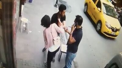 Ekmek bıçağıyla dehşet saçtı! Geri adım atmayan esnafa saldırdı