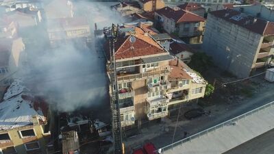 Fikirtepe'de yangın! 2 ölü, 4 yaralı!