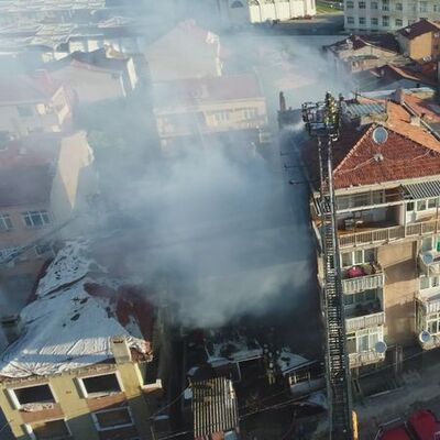 Fikirtepe'de yangın! 2 ölü, 4 yaralı!