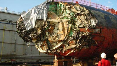 Buz dağına çarpmıştı, ilk kez yayımlandı