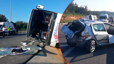 Ümraniye'de feci kaza! Ölü ve yaralılar var