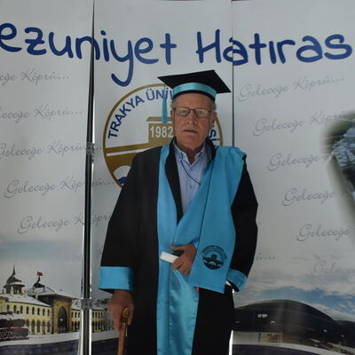 75 yaşında hedefi yüksek lisans!
