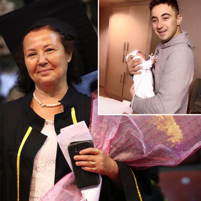 Şehit annesi diplomasını aldı!