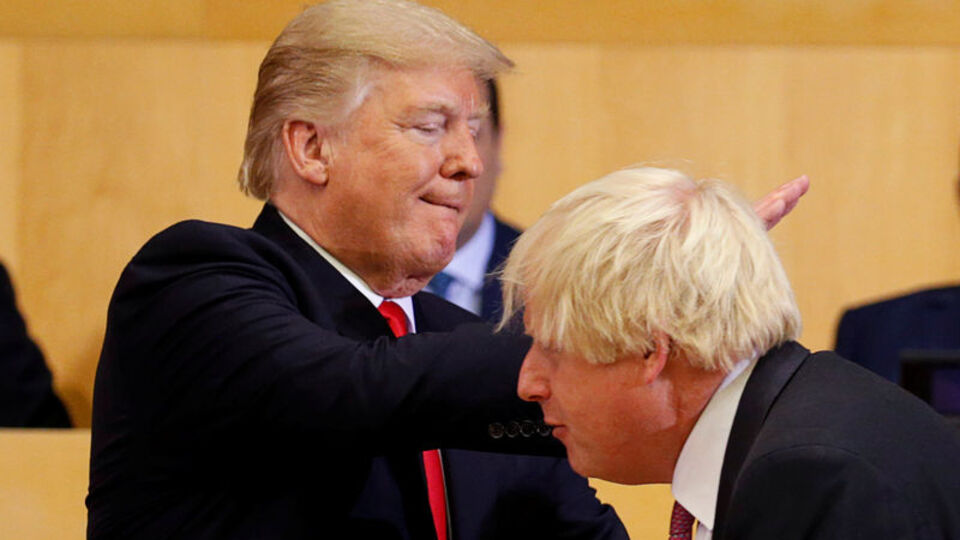 Trump: Johnson mükemmel bir lider olur