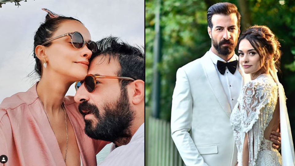 Ünlü çiftten aşk pozu