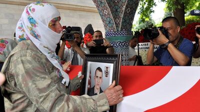 Şehitlerimizi uğurladık...