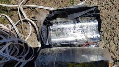 Patlayıcı imha edildi